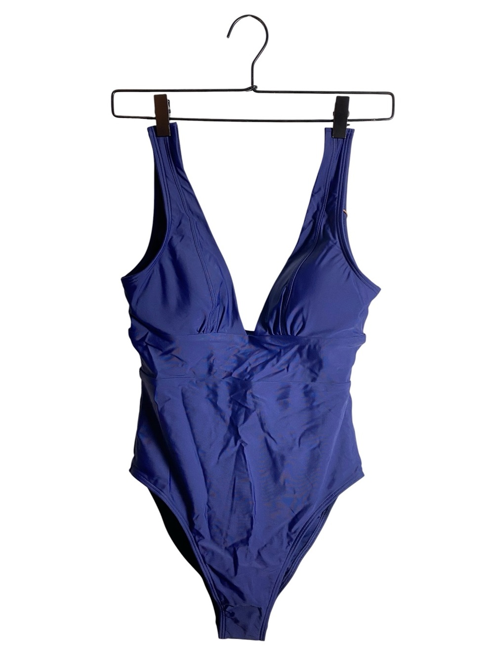 Quince Plunging V-Neck One Piece Swimsuit
